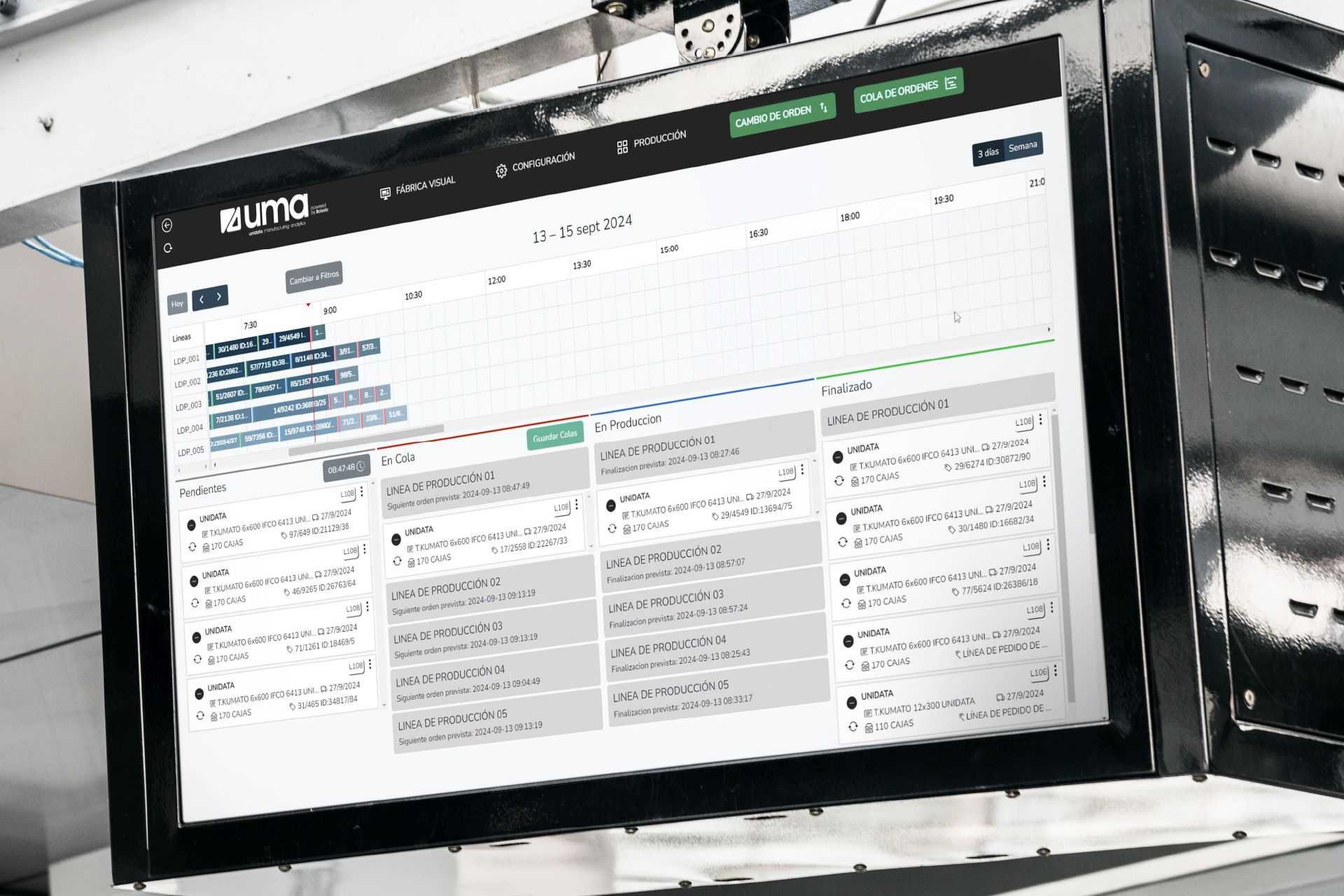 Pantalla Kanban UMA - Click para ver vídeo